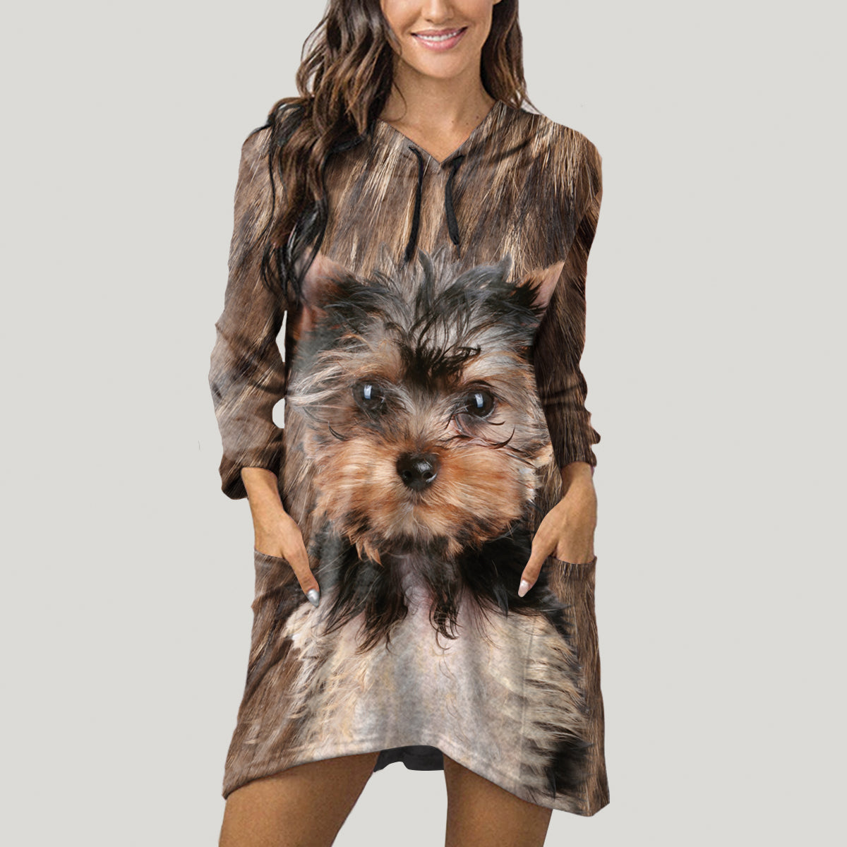 Yorkshire Terrier Mom - Hoodie With Ears V1