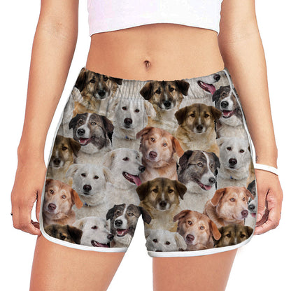 Vous aurez un tas d'aides - Short de course pour femme V1