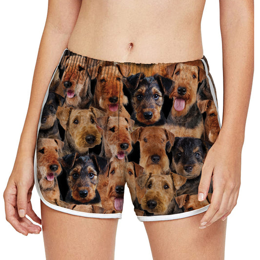 You Will Have A Bunch Of Airedale Terriers - Women's Running Shorts V1
