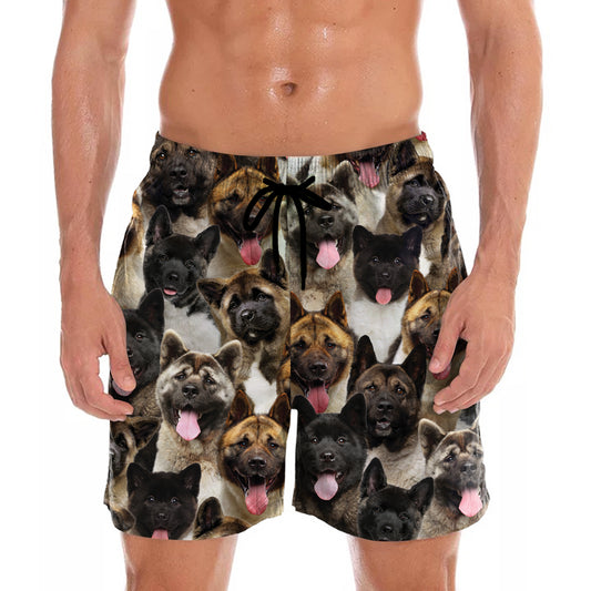 You Will Have A Bunch Of American Akitas - Shorts V1