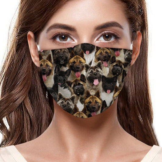 You Will Have A Bunch Of American Akitas F-Mask