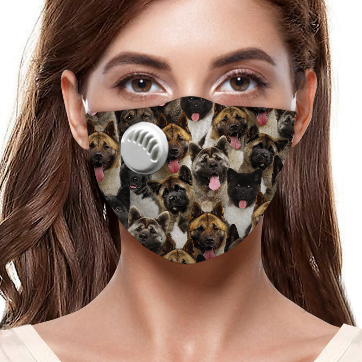 You Will Have A Bunch Of American Akitas F-Mask