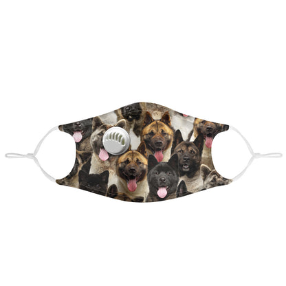 You Will Have A Bunch Of American Akitas F-Mask