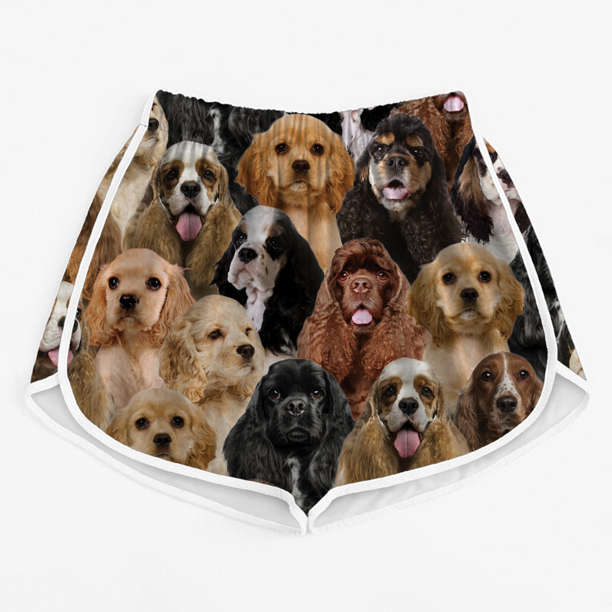 Sie werden einen Haufen amerikanischer Cocker Spaniels haben – Damen-Laufshorts V1