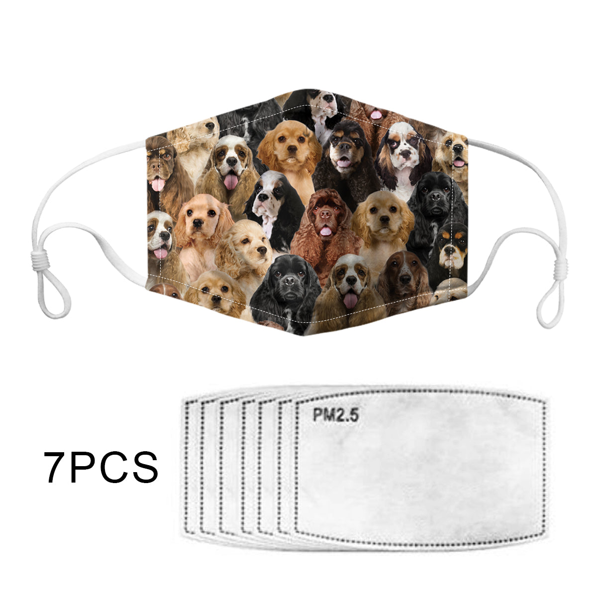 You Will Have A Bunch Of American Cocker Spaniels F-Mask