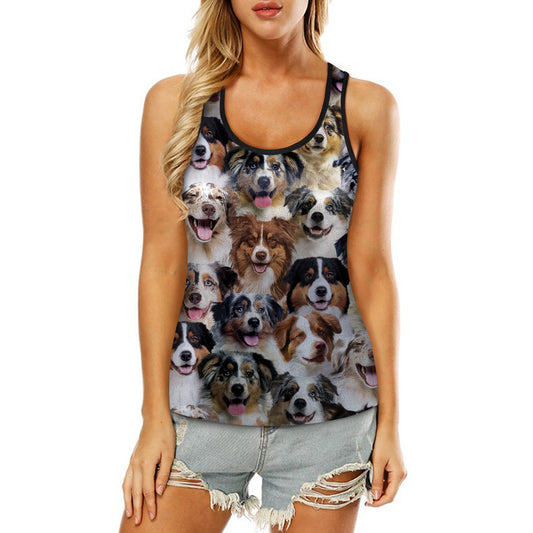 You Will Have A Bunch Of Australian Shepherds - Hollow Tank Top V1