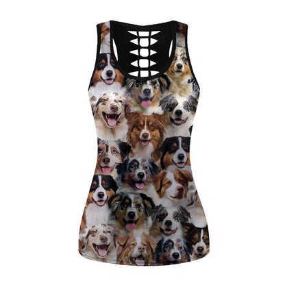You Will Have A Bunch Of Australian Shepherds - Hollow Tank Top V1