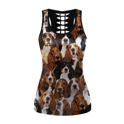You Will Have A Bunch Of Basset Hounds - Hollow Tank Top V1