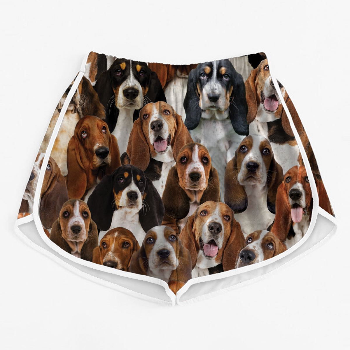 Sie werden einen Haufen Basset Hounds haben – Damen-Laufshorts V1