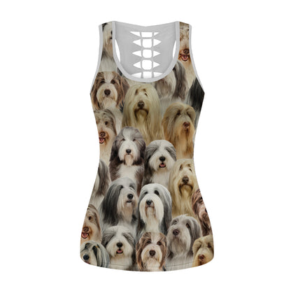 You Will Have A Bunch Of Bearded Collies - Hollow Tank Top V1
