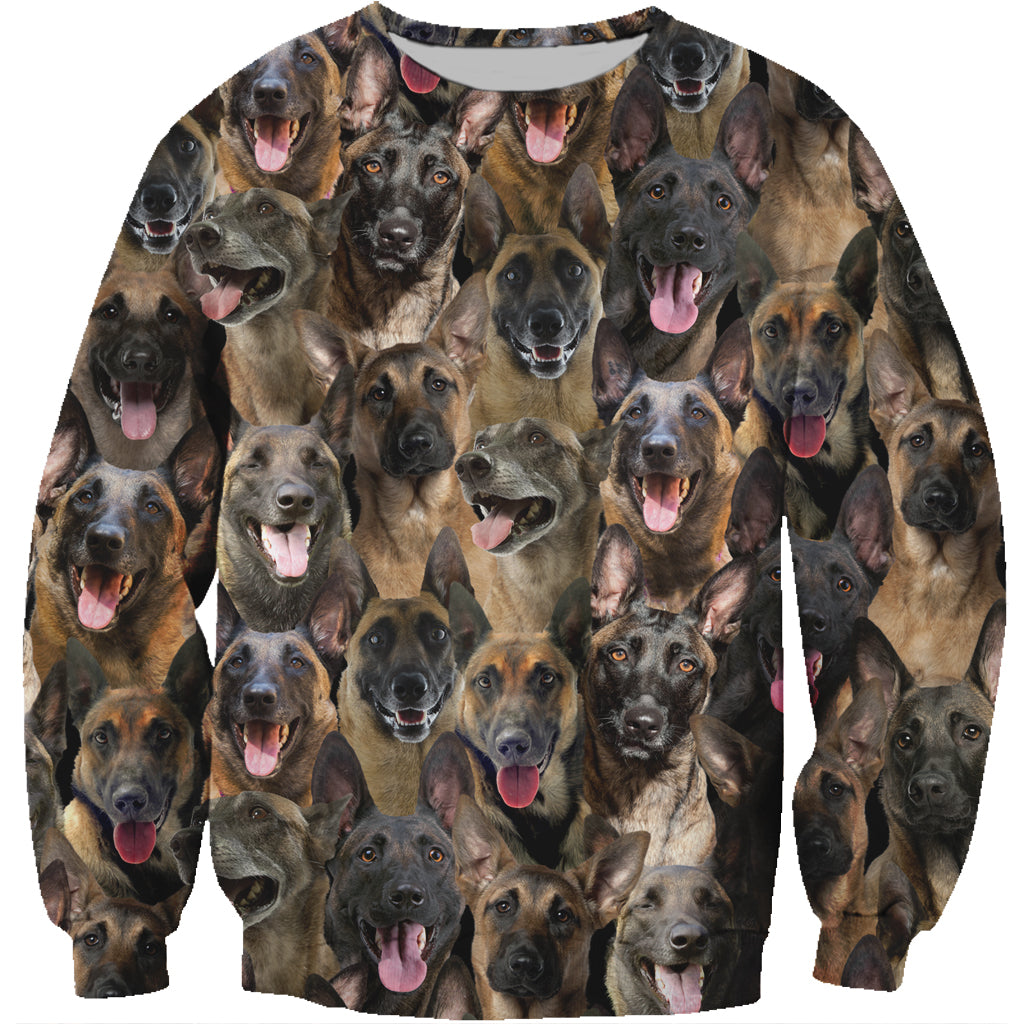 Vous aurez une bande de Malinois belges - Sweatshirt V1