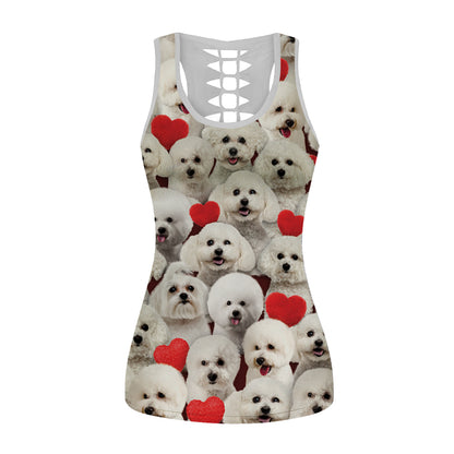 You Will Have A Bunch Of Bichon Frises - Hollow Tank Top V1
