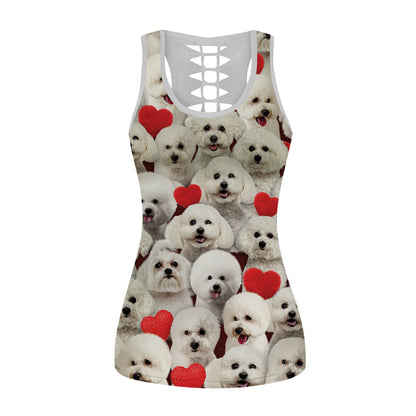 Sie werden einen Haufen Bichon Frises haben – Hollow Tank Top V1