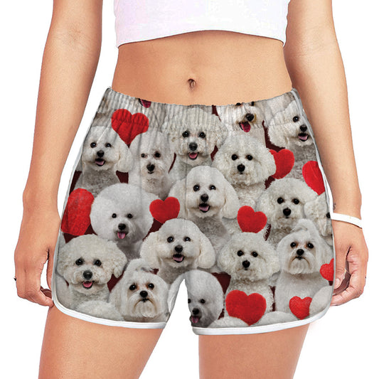 You Will Have A Bunch Of Bichon Frises- Women's Running Shorts V1