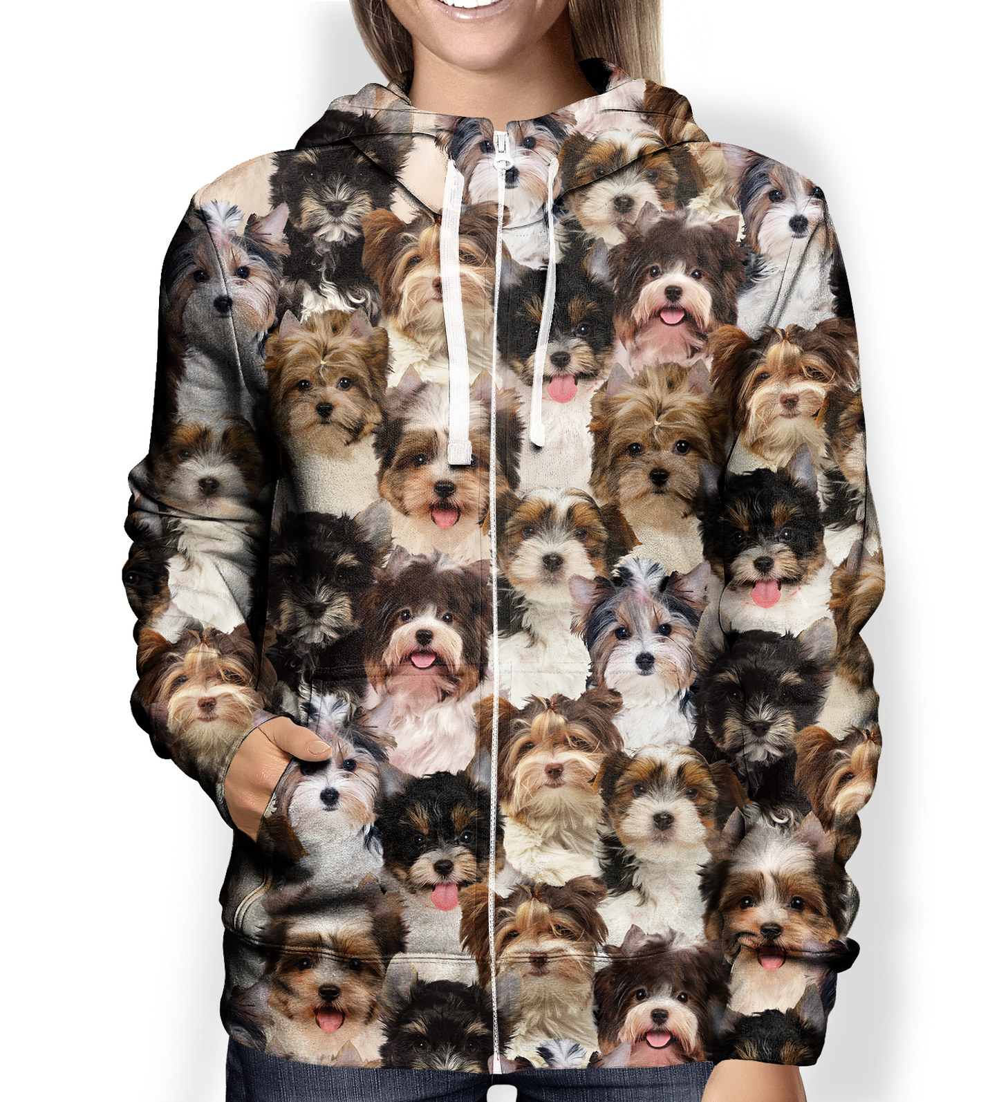 Du wirst einen Haufen Biewer Terrier haben - Hoodie V1