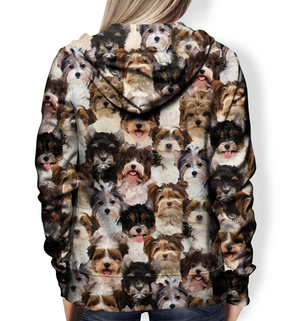 Du wirst einen Haufen Biewer Terrier haben - Hoodie V1