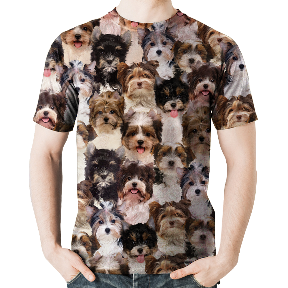 Vous aurez une bande de Biewer Terriers - T-Shirt V1