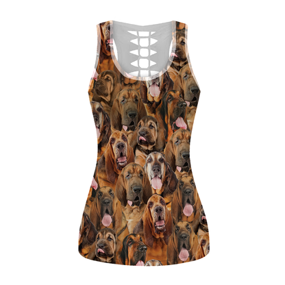 You Will Have A Bunch Of Bloodhounds - Hollow Tank Top V1