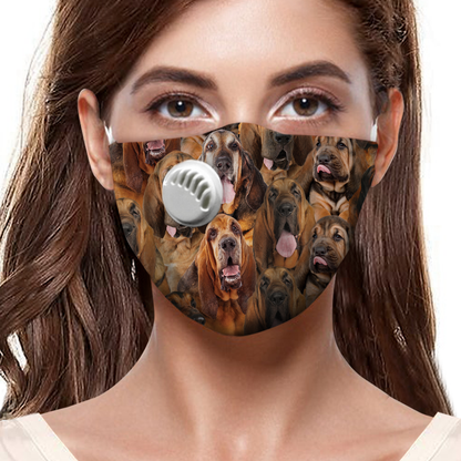 Vous aurez un tas de masques F Bloodhounds