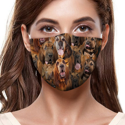 Vous aurez un tas de masques F Bloodhounds