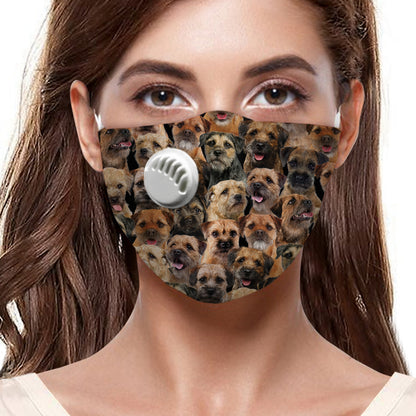 Vous aurez un tas de masques F Border Terriers