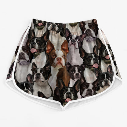 Vous aurez un tas de Boston Terriers - Short de course pour femmes V1