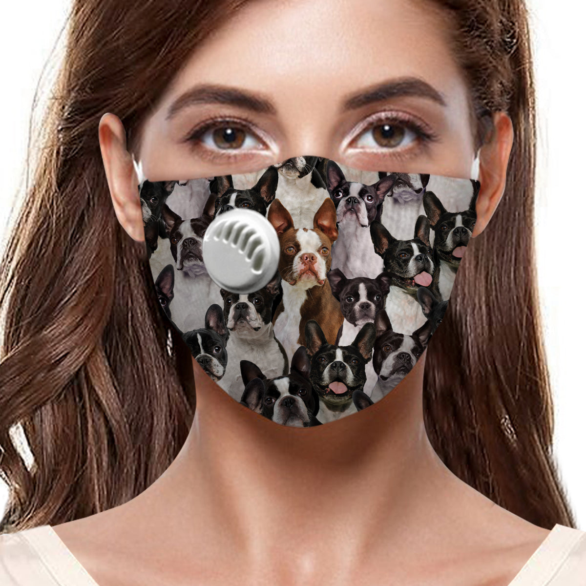 Sie werden einen Haufen Boston Terrier F-Maske haben