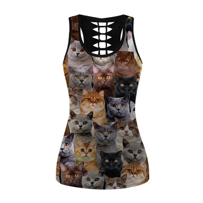 You Will Have A Bunch Of British Shorthair Cats - Hollow Tank Top V1