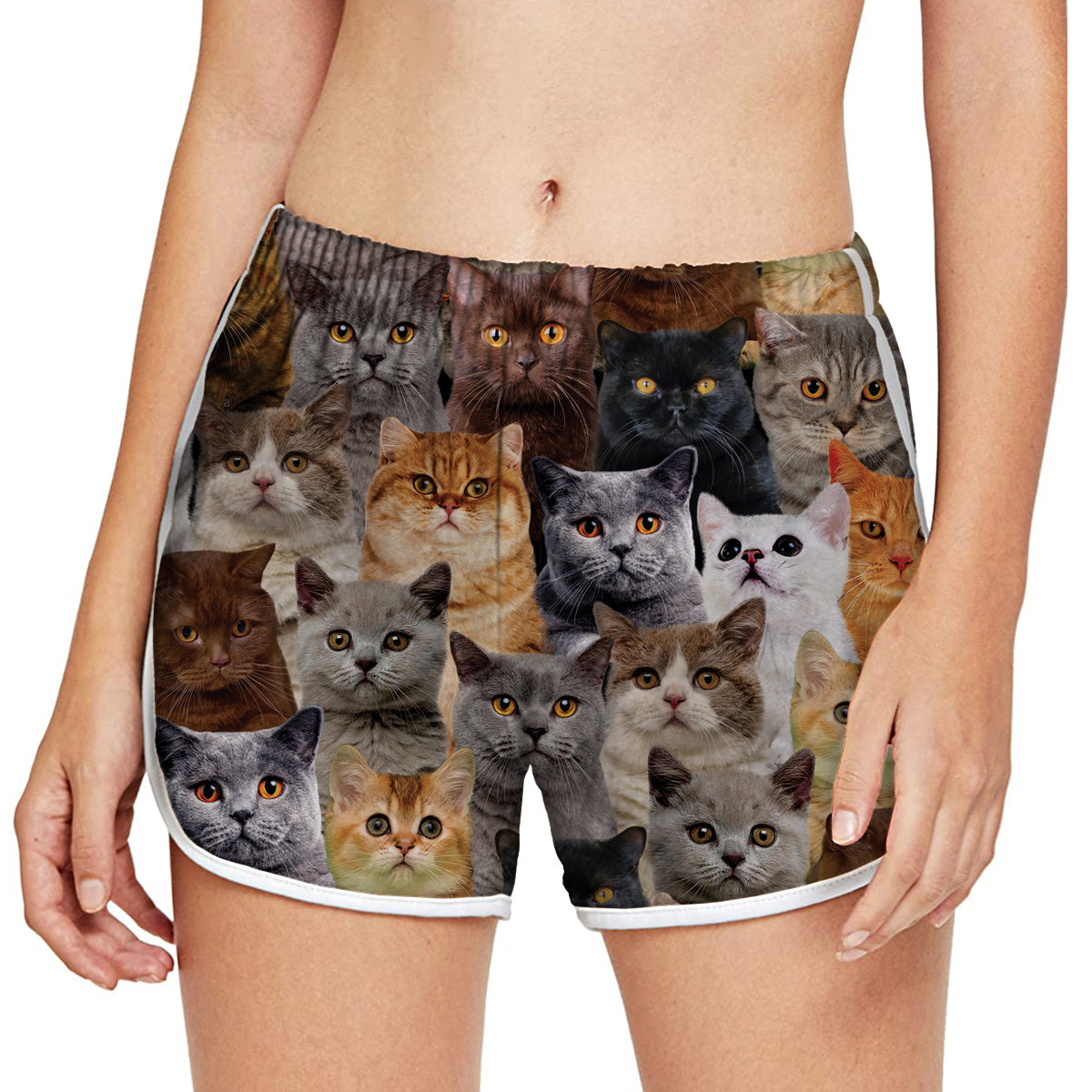 You Will Have A Bunch Of British Shorthair Cats - Women's Running Shorts V1