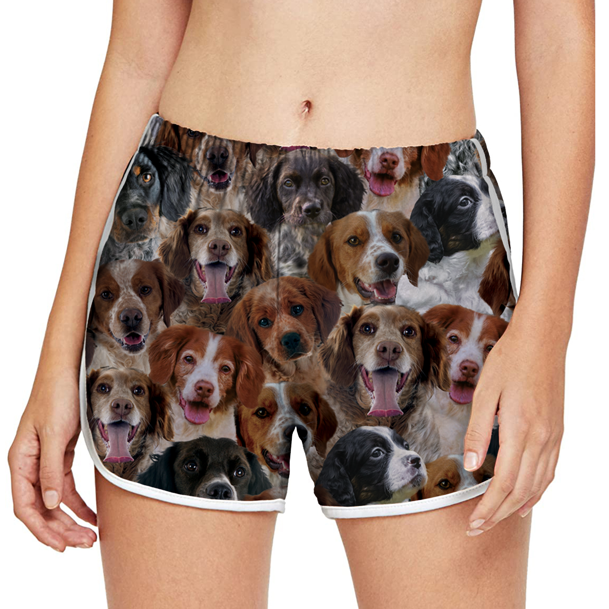 Sie werden einen Haufen Brittany Spaniels haben – Damen-Laufshorts V1