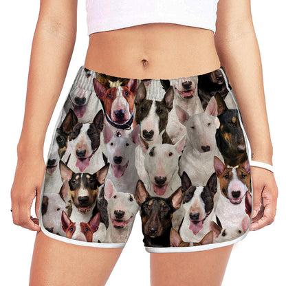 Sie werden einen Haufen Bullterrier haben – Damen-Laufshorts V1