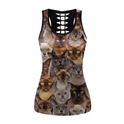 You Will Have A Bunch Of Burmese Cats - Hollow Tank Top V1