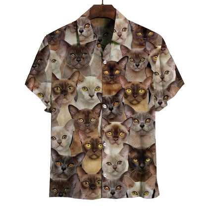 Sie werden einen Haufen burmesischer Katzen haben - Shirt V1
