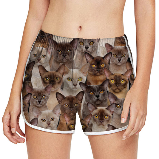 You Will Have A Bunch Of Burmese Cats - Women's Running Shorts V1