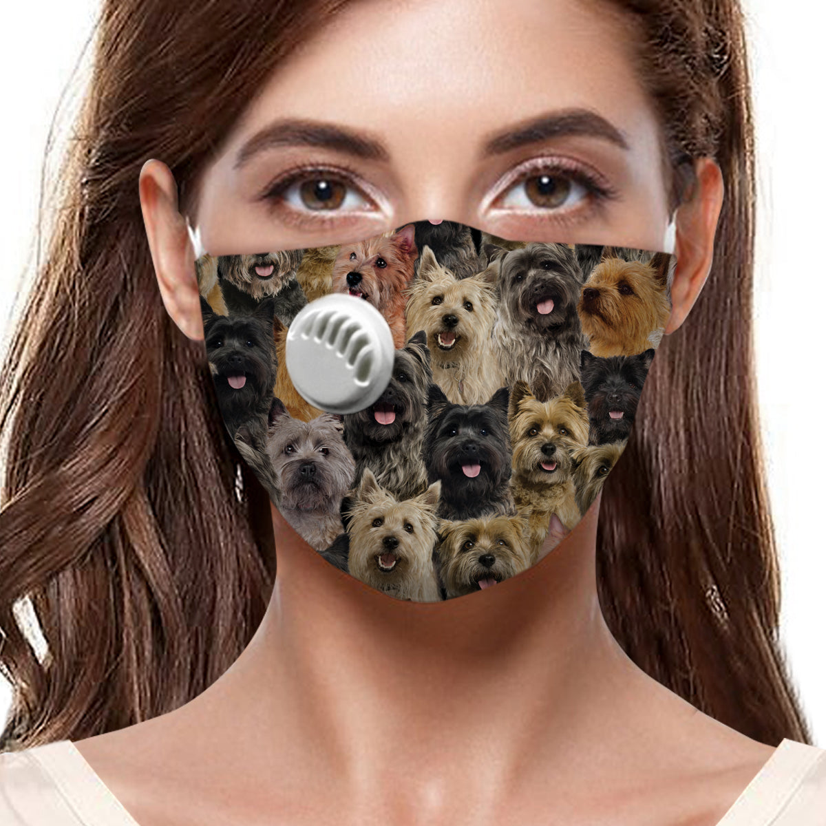 Vous aurez un tas de masques F de Cairn Terriers