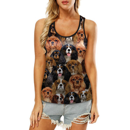 You Will Have A Bunch Of Cavalier King Charles Spaniels - Hollow Tank Top V1