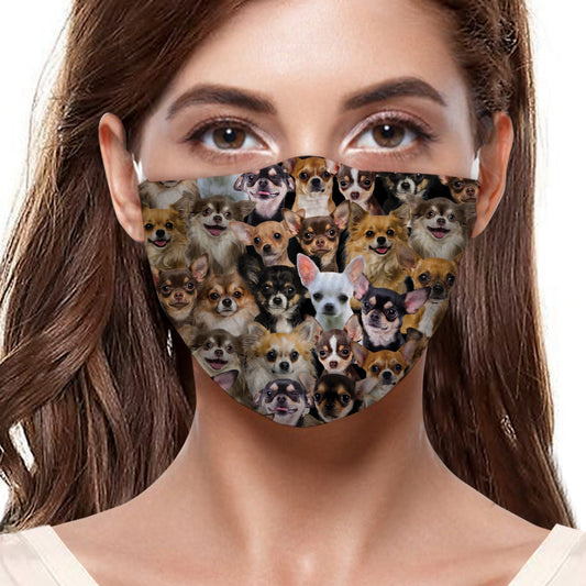 Vous aurez un tas de masques F pour chihuahuas