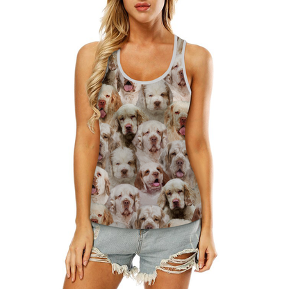 You Will Have A Bunch Of Clumber Spaniels - Hollow Tank Top V1