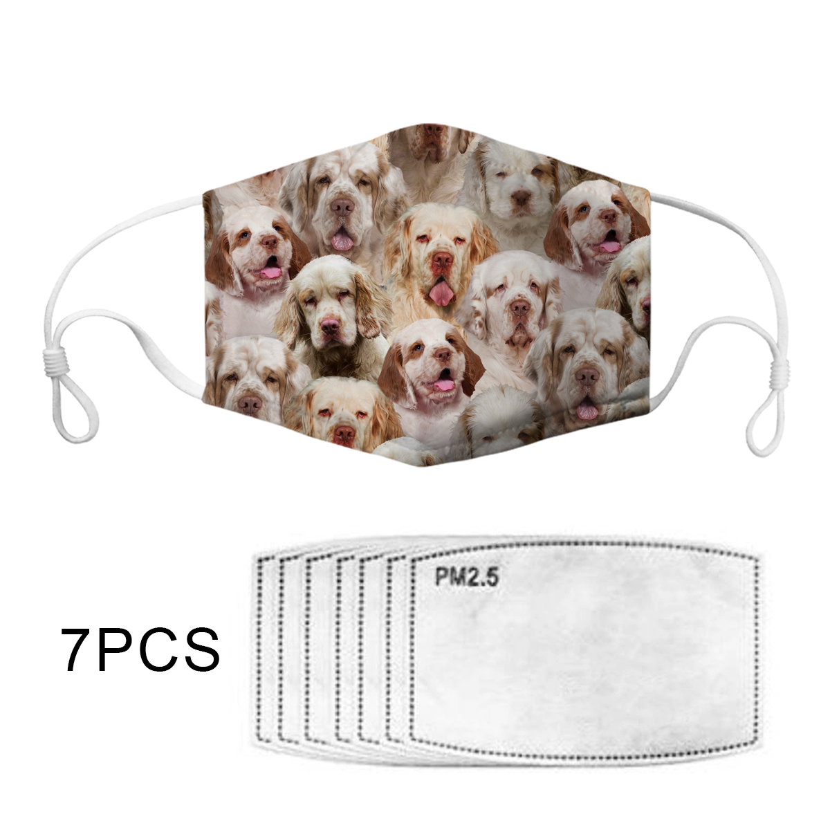 You Will Have A Bunch Of Clumber Spaniels F-Mask