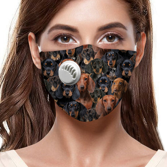 Sie werden einen Haufen Dackel F-Maske haben