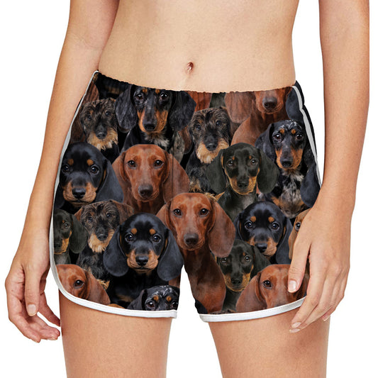 You Will Have A Bunch Of Dachshunds - Women's Running Shorts V1