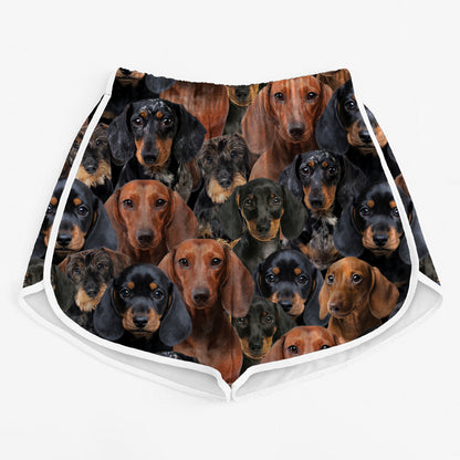 You Will Have A Bunch Of Dachshunds - Women's Running Shorts V1