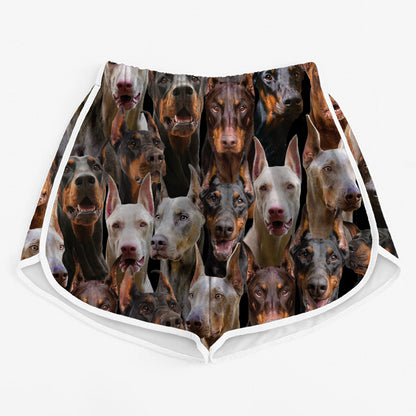 You Will Have A Bunch Of Doberman Pinschers - Women's Running Shorts V1