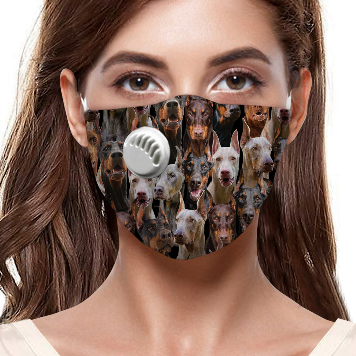 Sie werden einen Haufen Dobermann-Pinscher-F-Maske haben