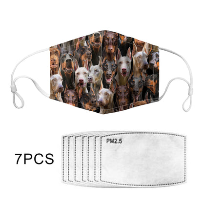You Will Have A Bunch Of Doberman Pinschers F-Mask