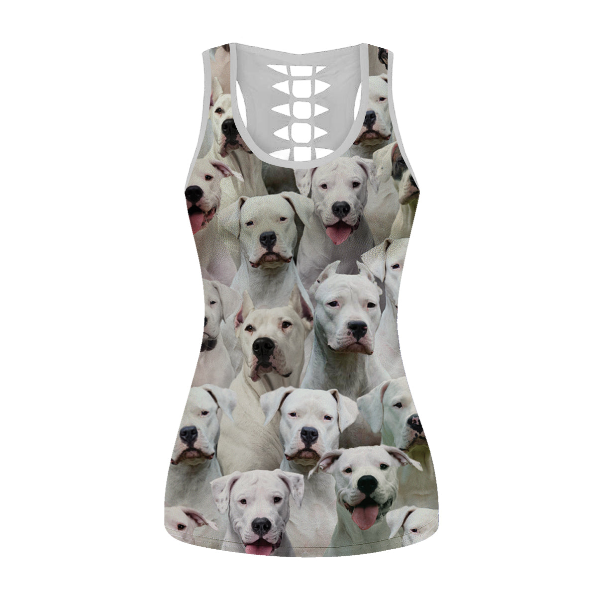 You Will Have A Bunch Of Dogo Argentinoes - Hollow Tank Top V1