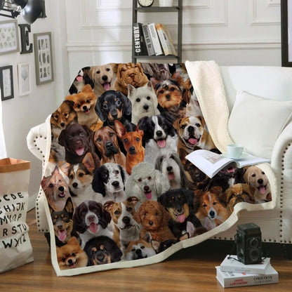 You Will Have A Bunch Of Dogs - Blanket V1