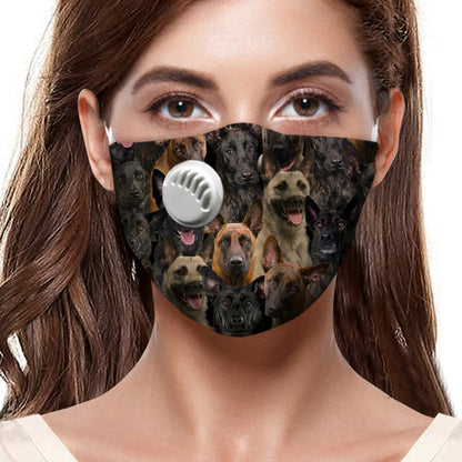 Sie werden einen Haufen holländischer Schäferhunde F-Maske haben