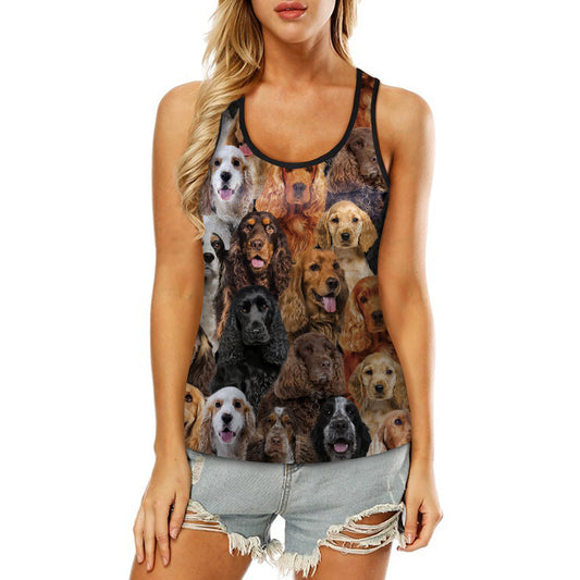 You Will Have A Bunch Of English Cocker Spaniels - Hollow Tank Top V1