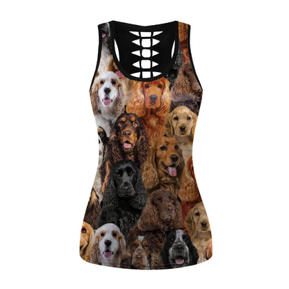 You Will Have A Bunch Of English Cocker Spaniels - Hollow Tank Top V1